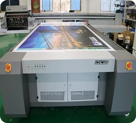 UV Flatbed machine at Dazzle Creations