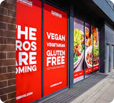 Window Graphics — UV Roll to Roll Printing